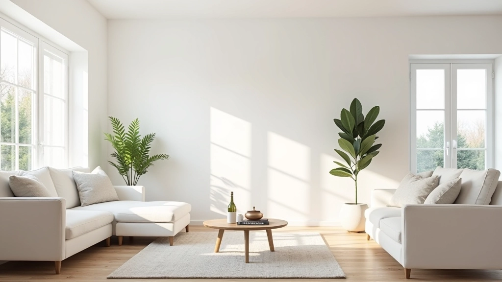 Living room space with natural light, ready for makeover project